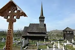 Wooden church in Rozavlea
