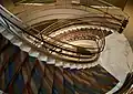 Elliptical stairs at the Rubin Museum of Himalayan Art