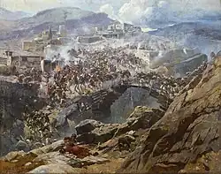 Franz Roubaud, "Siege of Akhoulgo" (1888)