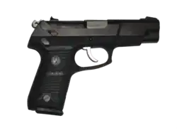 Ruger P89 right side view.