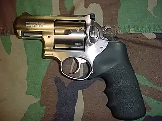 A Ruger Redhawk Alaskan chambered in .44 Magnum