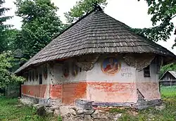 Wooden church in Rugetu-Valea Babei