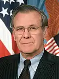 Former Secretary of Defense Donald Rumsfeld from Illinois (1975–1977)