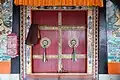 Doors in Rumtek Monastery