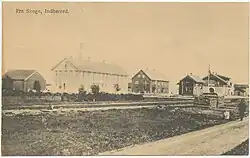 View of the area around the Skogn Station (c. 1920)
