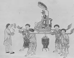 Image 14Ceremonial procession of Thành hoàng, 19th century (from Culture of Vietnam)
