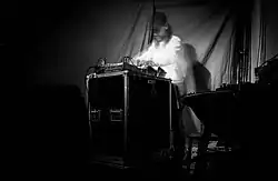 Haswell performing at Cafe Oto in 2015