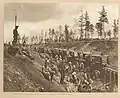 Russian prisoners at work on the Amur Railway