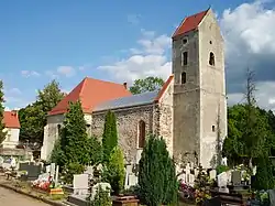Renovated ruins of the Protestant church