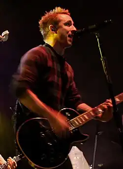 Key performing with Yellowcard in 2012