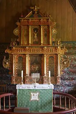 Altar in the church