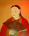 A Vietnamese lady in Northern Vietnam, 1600s painting.