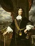 Portrait of Mattheus van den Broucke (1620–85), Governor of the Indies, with the gold chain and medal presented to him by the Dutch East India Company in 1670