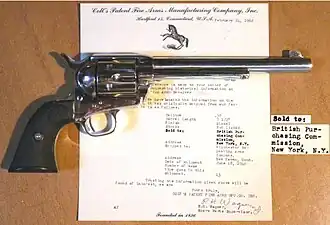 .38 Colt Single Action Battle of Britain 1940