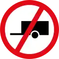 Towed vehicles prohibited