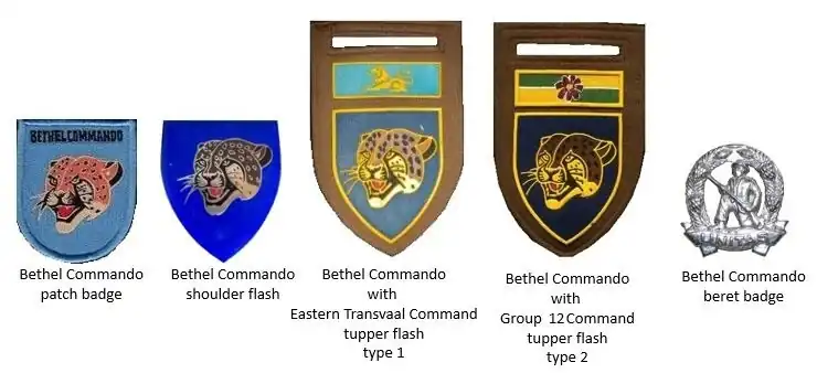 SADF era Bethel Commando insignia