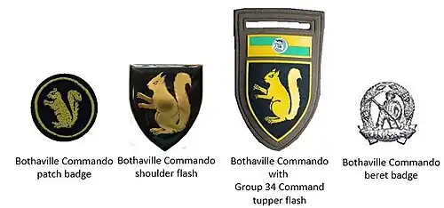 SADF era Bothaville Commando insignia