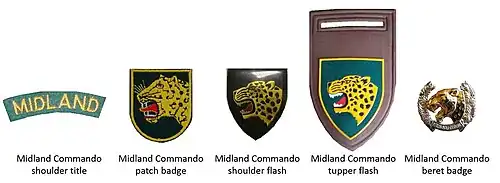 SADF era Midland Commando insignia