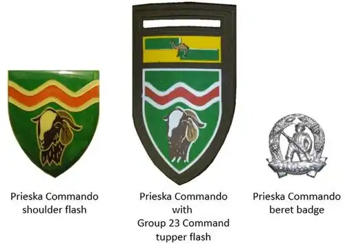SADF era Prieska Commando insignia