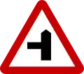 Side road to the left