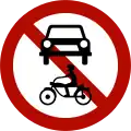 No motor vehicles