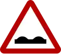 Uneven road