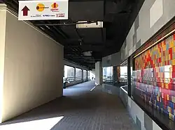 Walkway from the station leading to One World Hotel and 1 Utama Shopping Centre