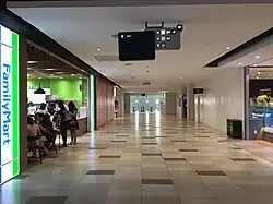 Corridor towards the linkway at MyTown Shopping Centre
