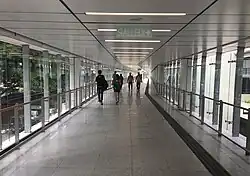 View of the LRT to MRT linkway at Maluri Station