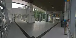Entrance C (right) of the Maluri MRT Station which leads to the linkway (left)