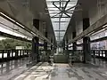 View of the platform