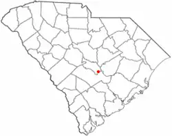 Location of Elloree, South Carolina