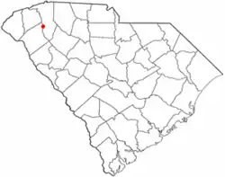 Location of Golden Grove, South Carolina