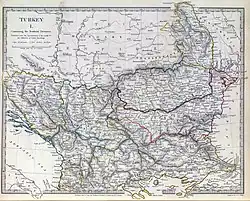 An 1829 map published under the superintendence of the Society for the Diffusion of Useful Knowledge in London marked the westernmost province of the Ottoman Empire in Europe as "Croatia"