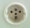 Type 14 single socket (10 A), now obsolete