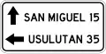 ID-1-5 Conventional road directional (2 destinations)
