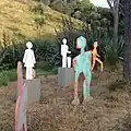 Detail from Paul Radford's Sculpture Walk, exhibited in Sculpture on the Gulf 2015
