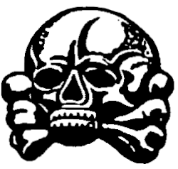 The first version of the SS-Totenkopf; used from 1923 to 1934