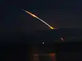 Launch from 180 miles away (long exposure)
