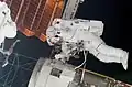 Mission Specialist Steven Swanson during EVA 2