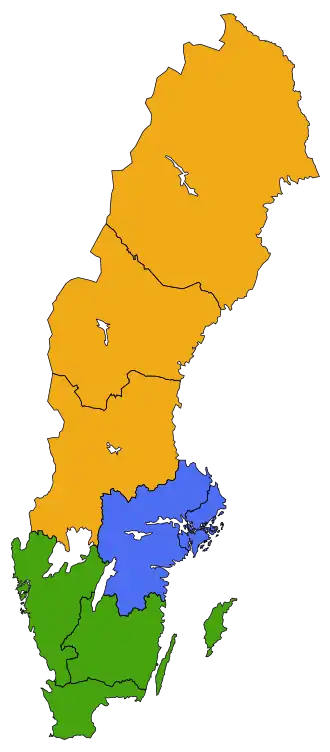 North Sweden in orange