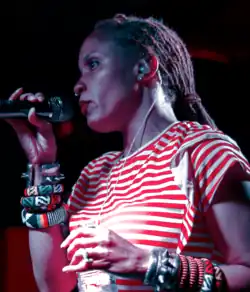 Sa-Roc performing in 2017