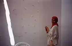 Safaa Erruas, Dakar Biennale 2002. Photo by Iolanda Pensa.