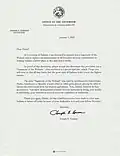 Certificate Letter