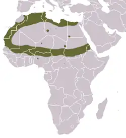 Map of range