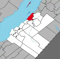 Location within Kamouraska RCM