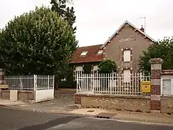 The town hall in Villemaury