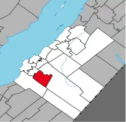 Location within Kamouraska RCM