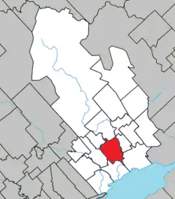Location within Maskinongé RCM.