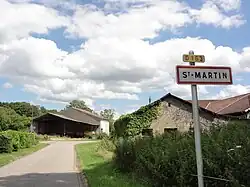 The road into Saint-Martin